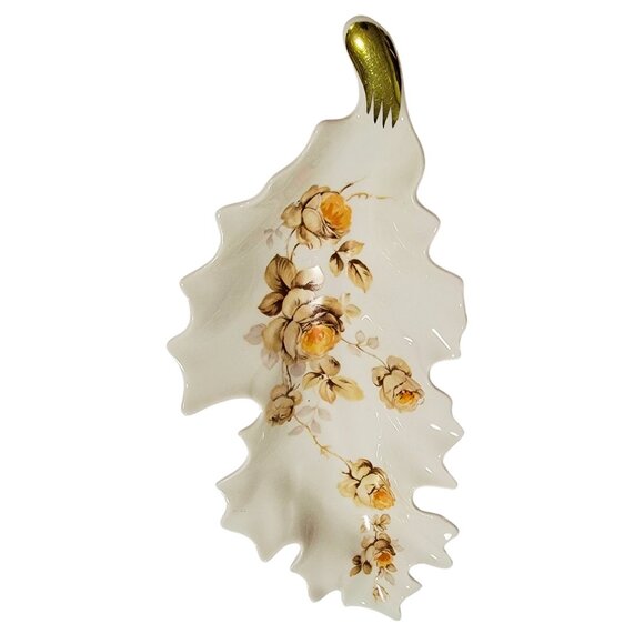 Vintage Ceramic Porcelain Leaf Dish - Good Condition - Picture 5 of 7